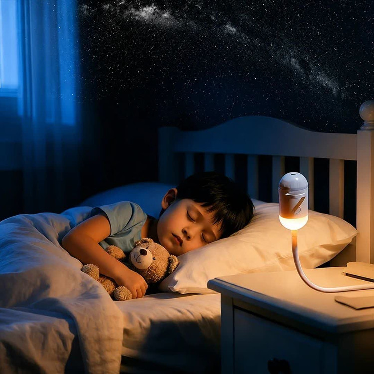 چراغ خواب وپرژکتور کهکشانی مدل starry sky دیسک خور