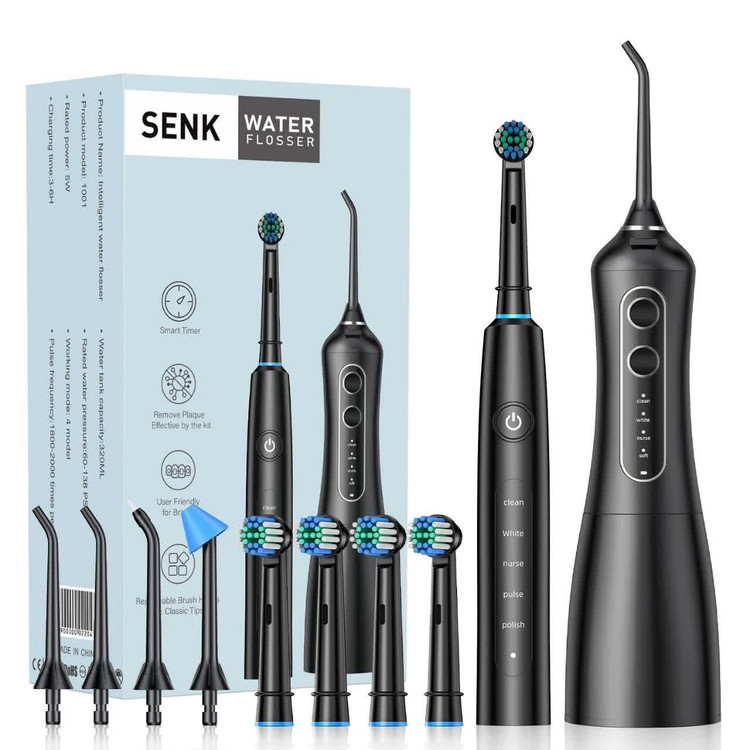 مسواک برقی و واترجتsenkمدلlnteligent 2-in-1